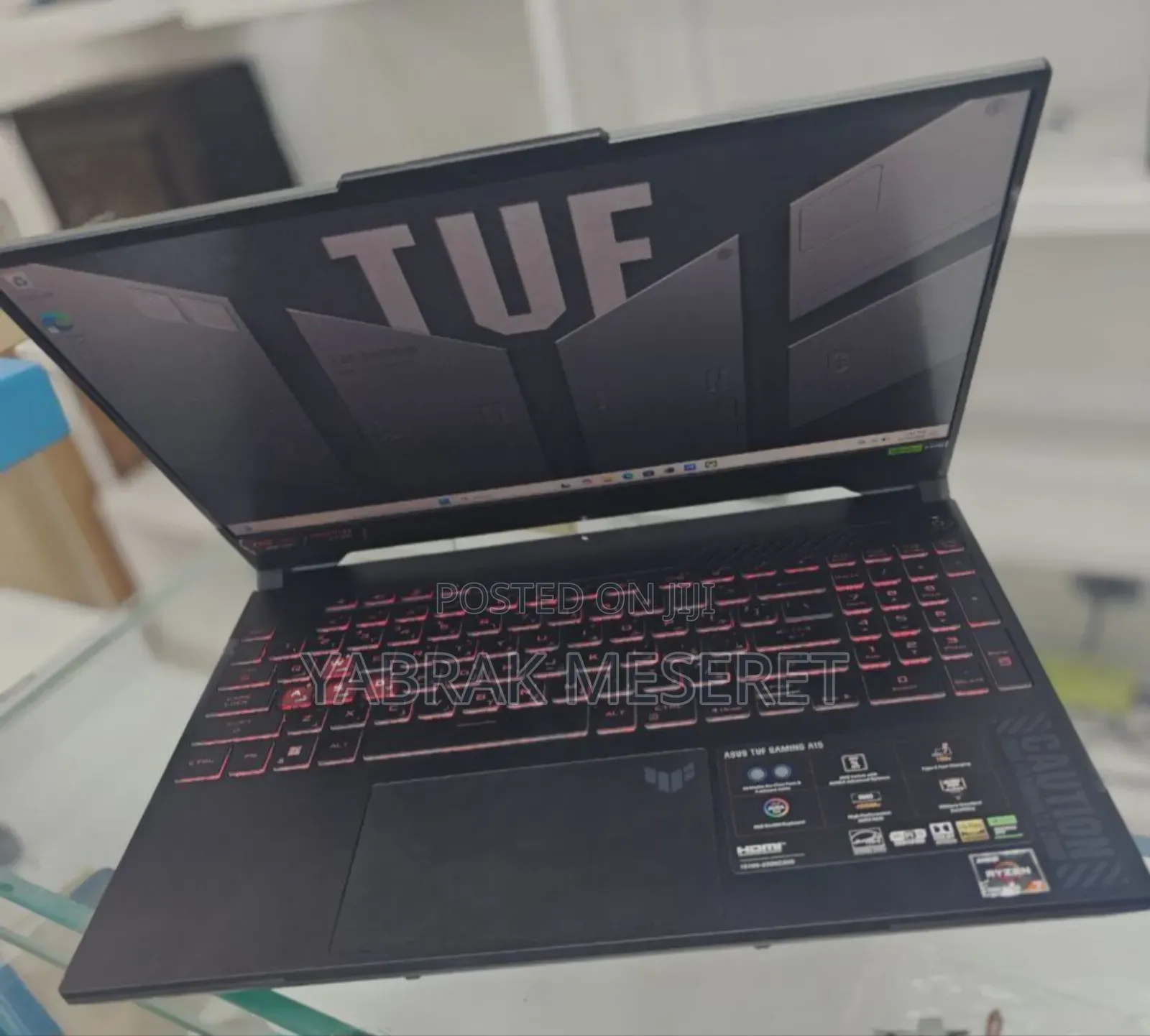 New Laptop Asus TUF Gaming A15 16GB AMD Ryzen 7 SSD 512GB