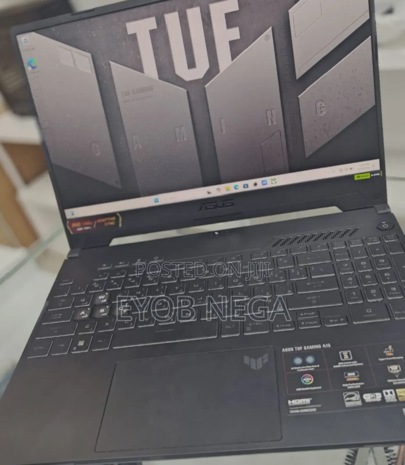 New Laptop Asus TUF Gaming A15 16GB AMD Ryzen 7 SSD 512GB