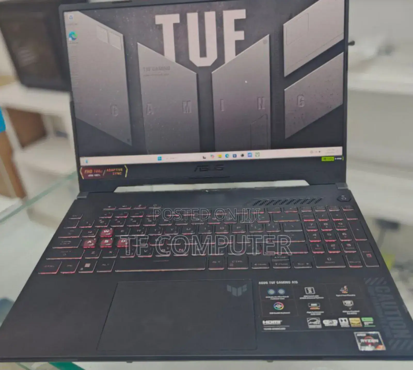 New Laptop Asus TUF Gaming FX504 16GB AMD Ryzen 7 SSD 512GB