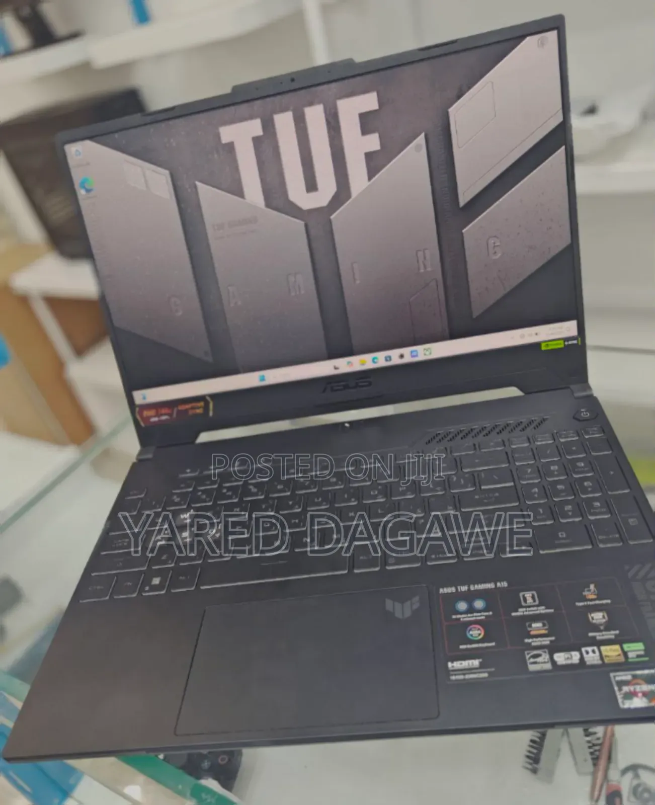 New Laptop Asus TUF Gaming A15 16GB AMD Ryzen 7 SSD 512GB