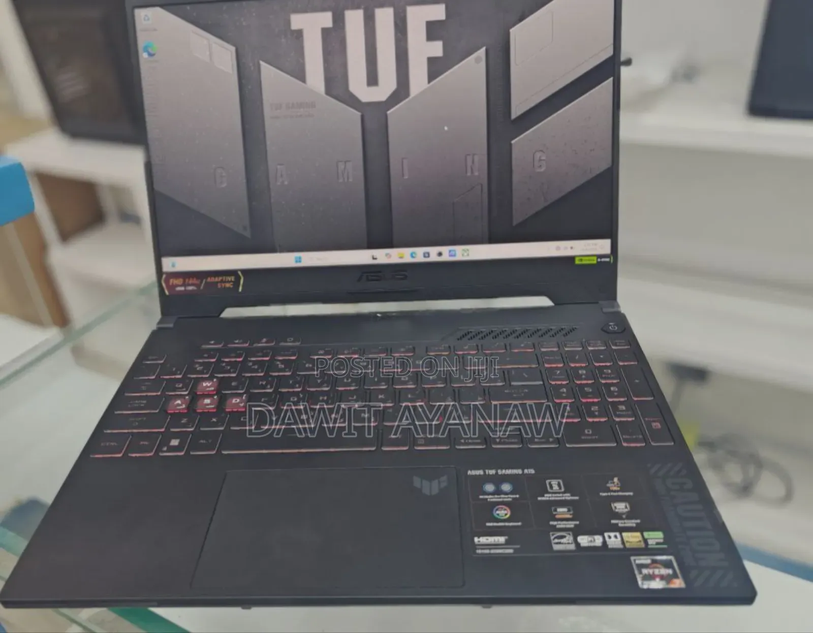 New Laptop Asus TUF Gaming A15 16GB AMD Ryzen 7 SSD 1T