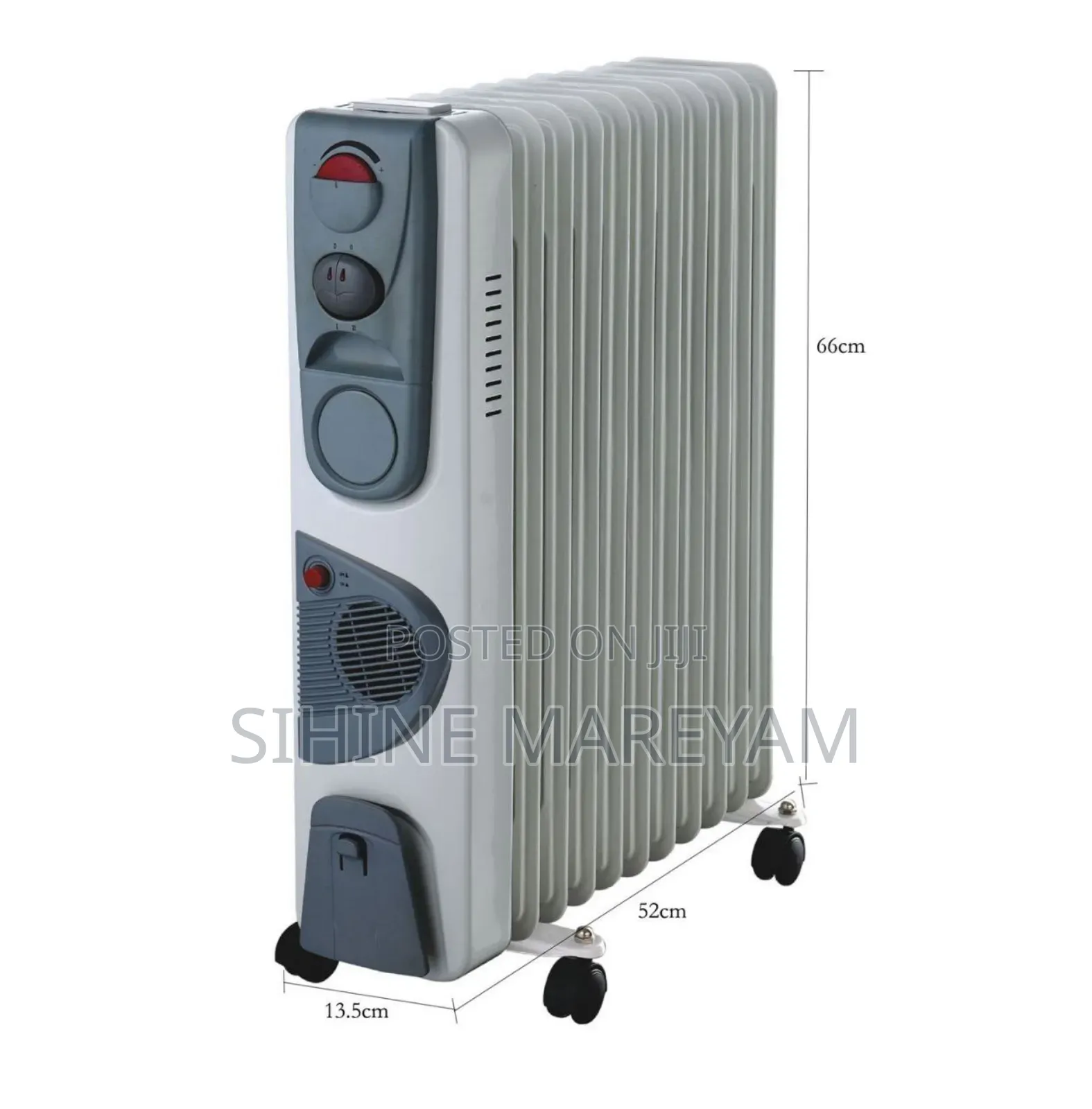 Nikura Oil Heater ኦርጂናል ማሞቂያ ለህፃናት፣ለቢሮ፣ለቤትውስጥ፣ለሆስፒታሎች