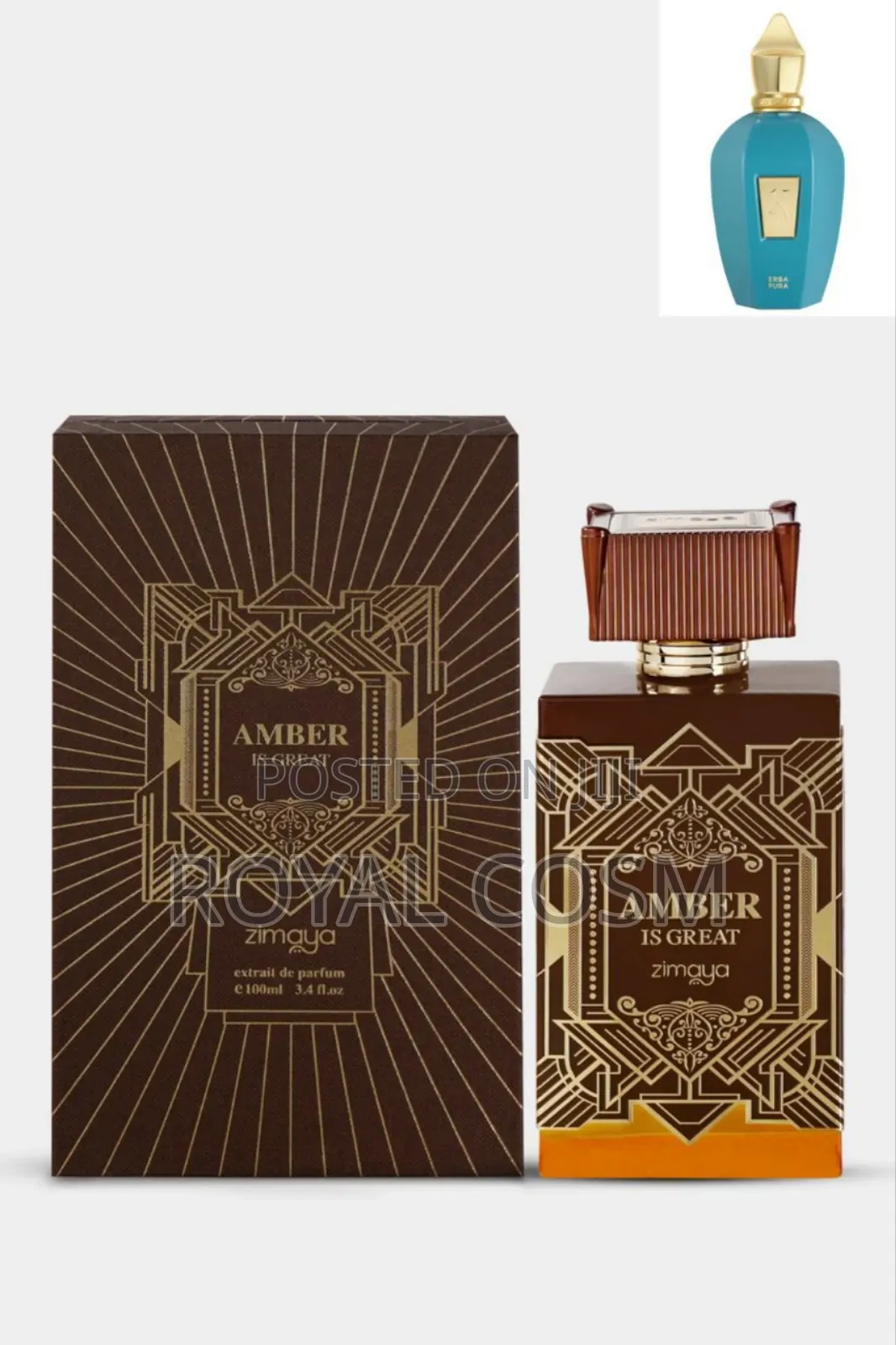Original Zimaya Amber Is Great Unisex Perfume