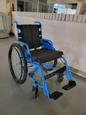 Self-Drive Wheelchair፫¥Wheelchair|Traning+Quick Release=Blue