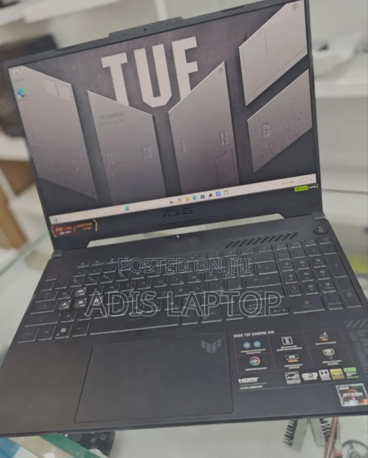 New Laptop Asus TUF Gaming A15 16GB AMD Ryzen 7 SSD 512GB