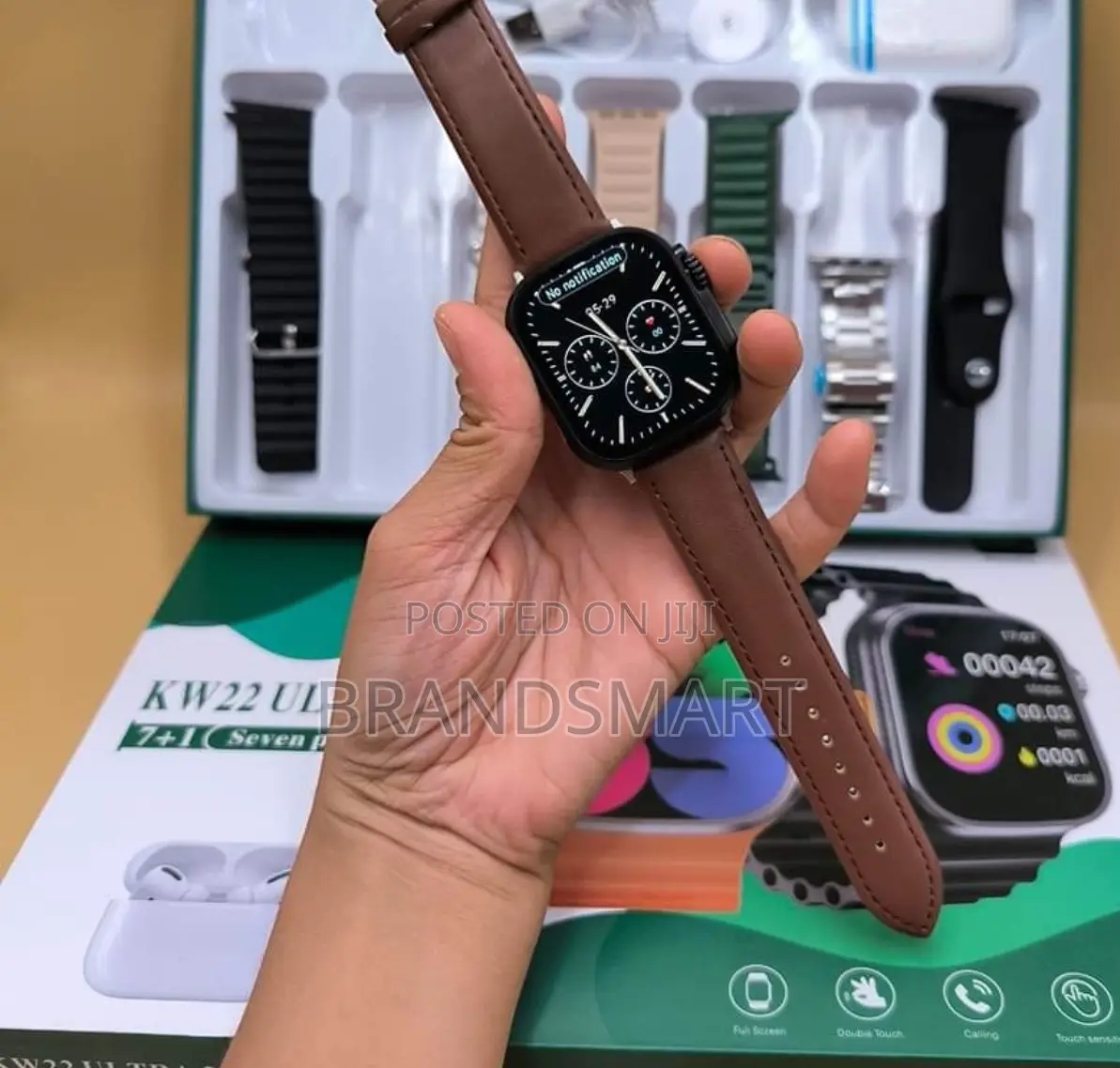 7 መቀያየሪያ + Airpods ያለው KEQIWEAR Germany Series 9 Smart Watch