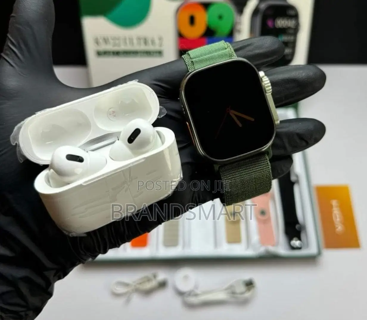 7 መቀያየሪያ + Airpods ያለው KEQIWEAR Germany Series 9 Smart Watch