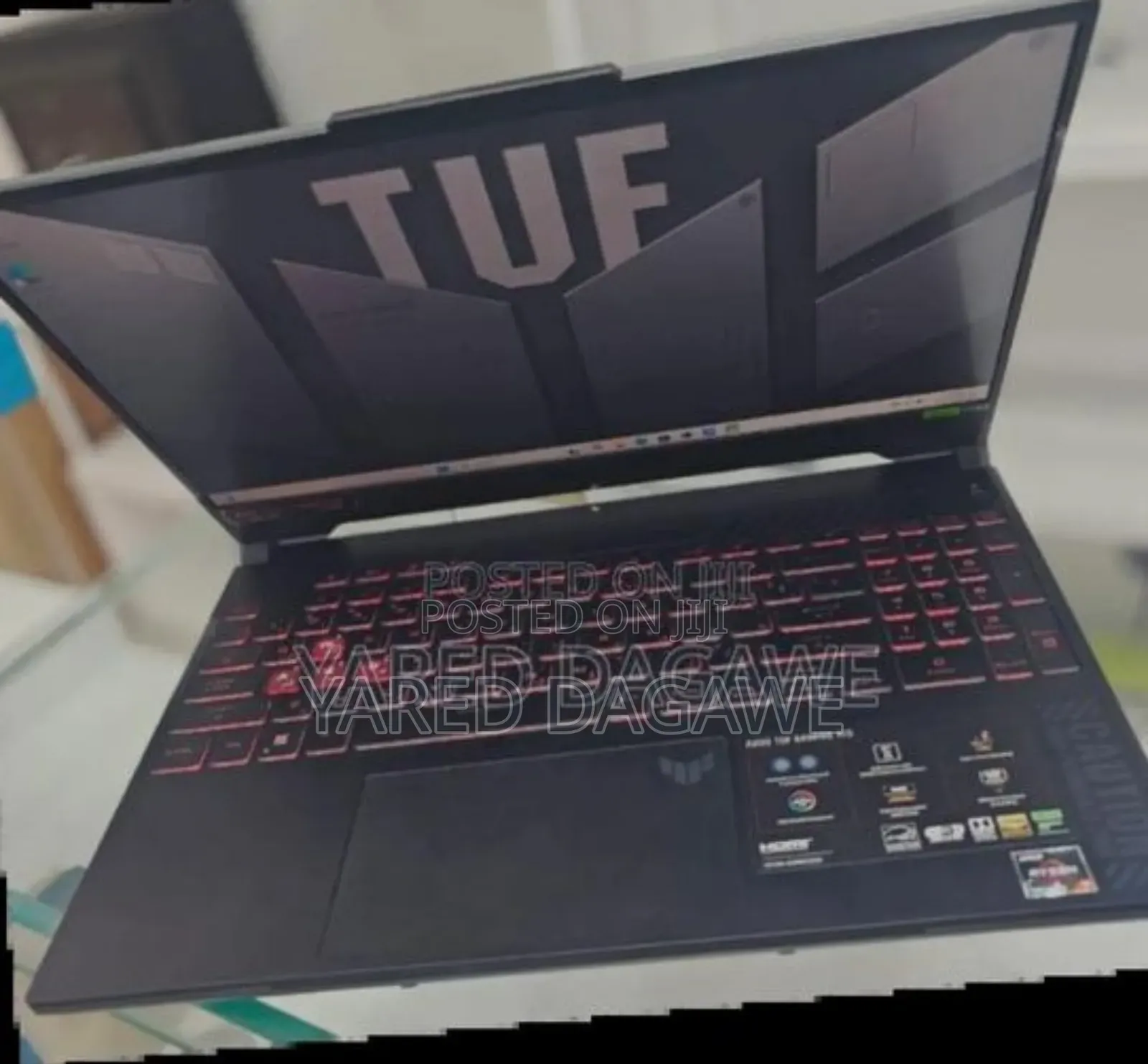New Laptop Asus TUF Gaming A15 16GB AMD Ryzen 7 SSD 512GB