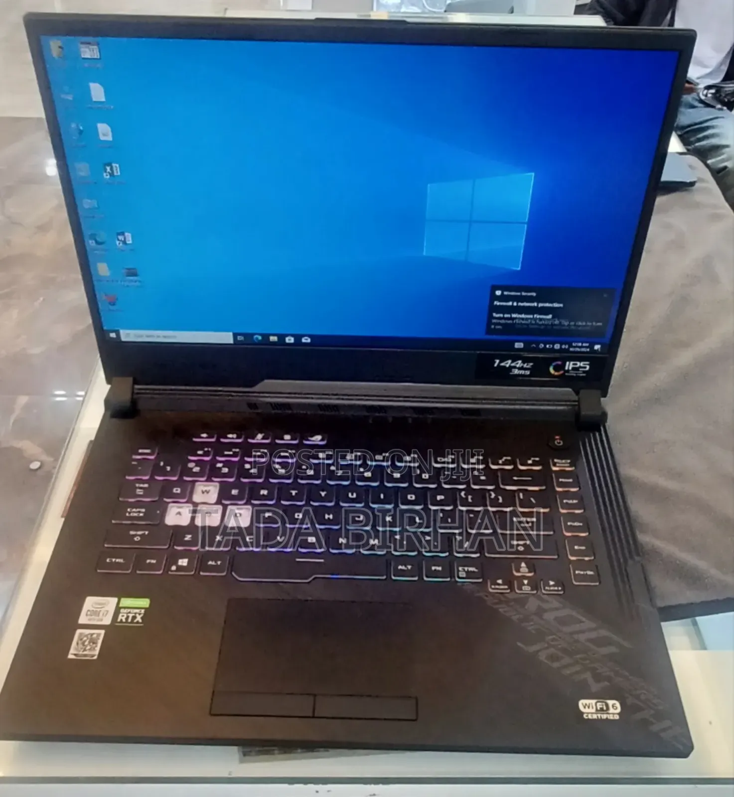 New Laptop Asus ROG Strix G15 16GB Intel Core I7 SSD 512GB