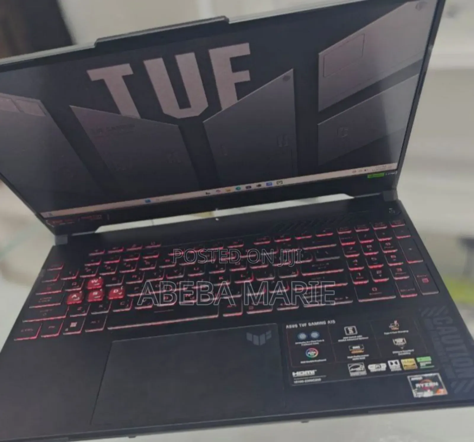 New Laptop Asus TUF Gaming A15 16GB AMD Ryzen 7 SSD 512GB