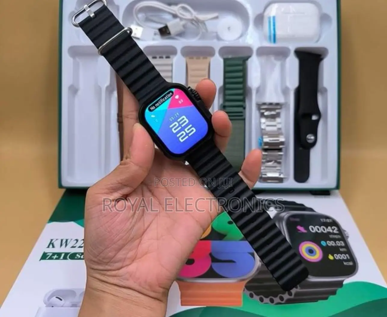 KEQIWEAR Germany 7 Straps SMART Watch With Airpods