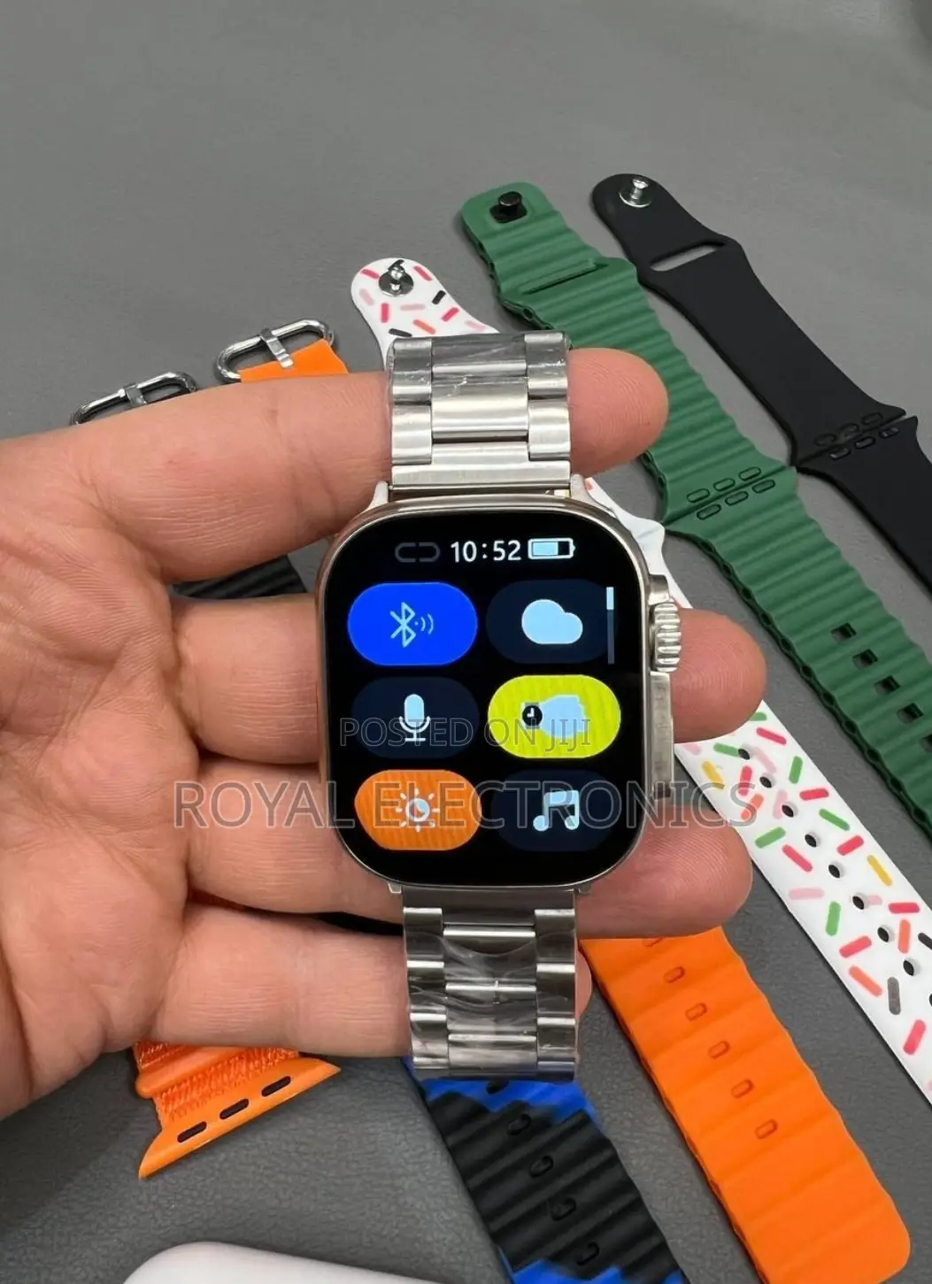 Original Wisme 7 መቀያየሪያ ያለው + Airpods ያለው Smart Watch