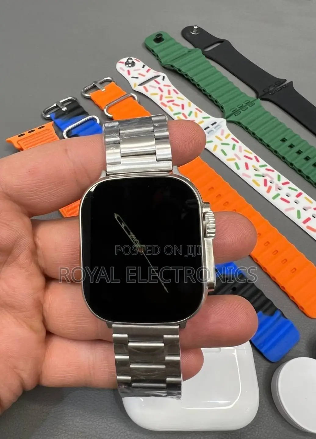 Original Wisme 7 መቀያየሪያ ያለው + Airpods ያለው Smart Watch