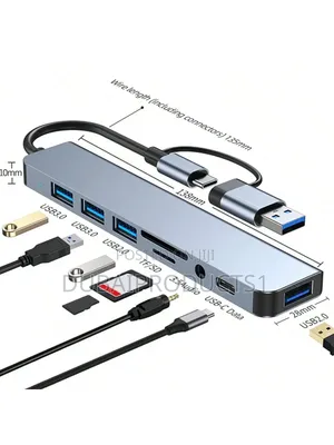 8-in-1 Multi-Functional Aluminum Alloy Computer Phone