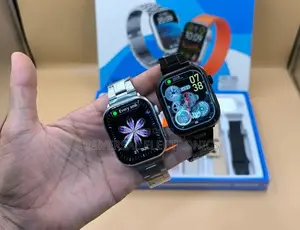 Photo - Original Wisme Series 9 7 መቀያየሪያ እና Airpods ያለው Smart Watch