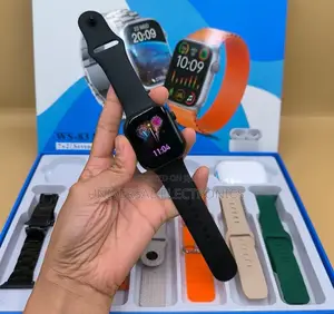 Original Wisme Series 9 7 መቀያየሪያ እና Airpods ያለው Smart Watch