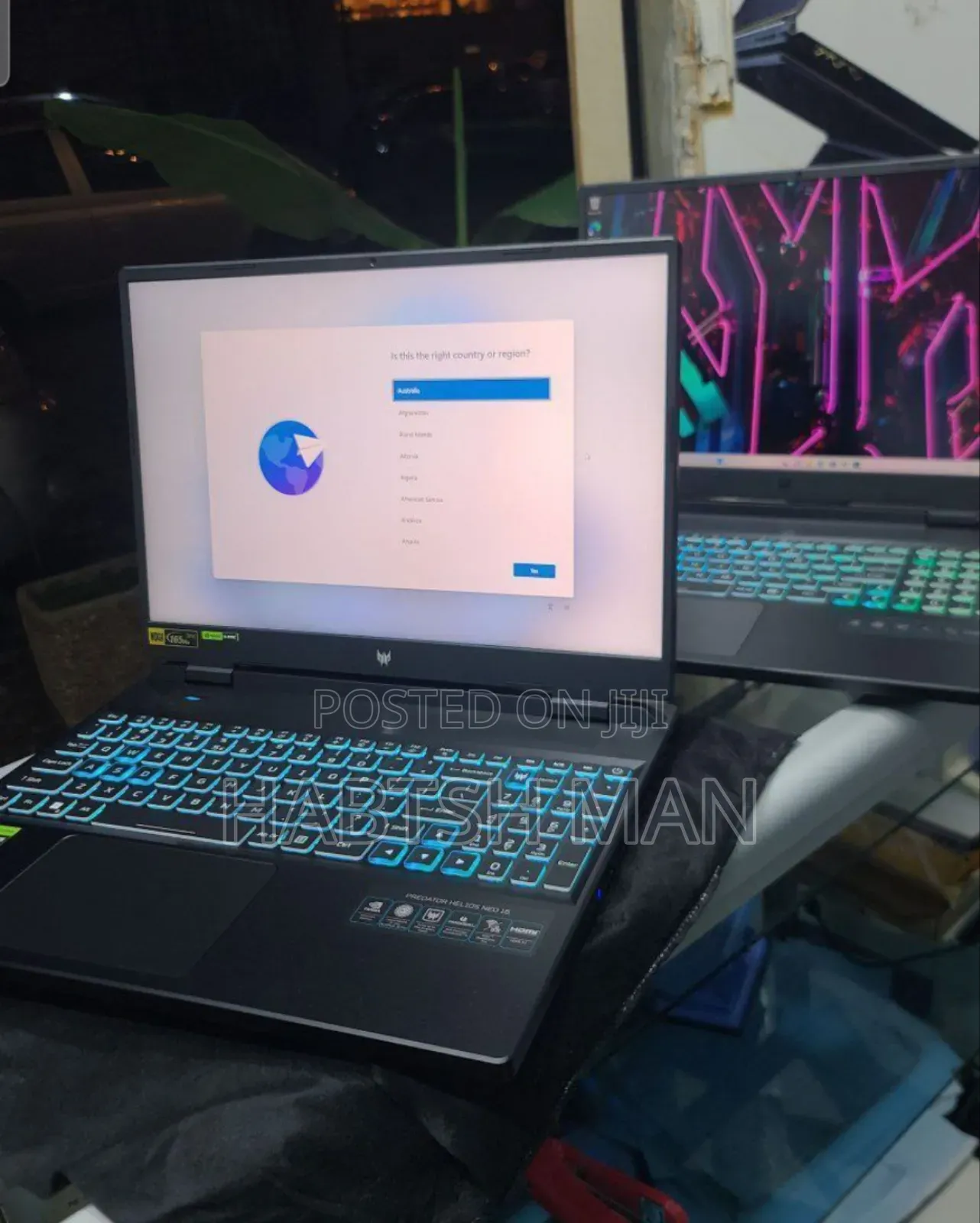 New Laptop Acer Predator Helios 300 32GB Intel Core I9 SSD 1T