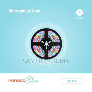 Photo - Porodo Blue Sound RGB Strip Light With Remote Control