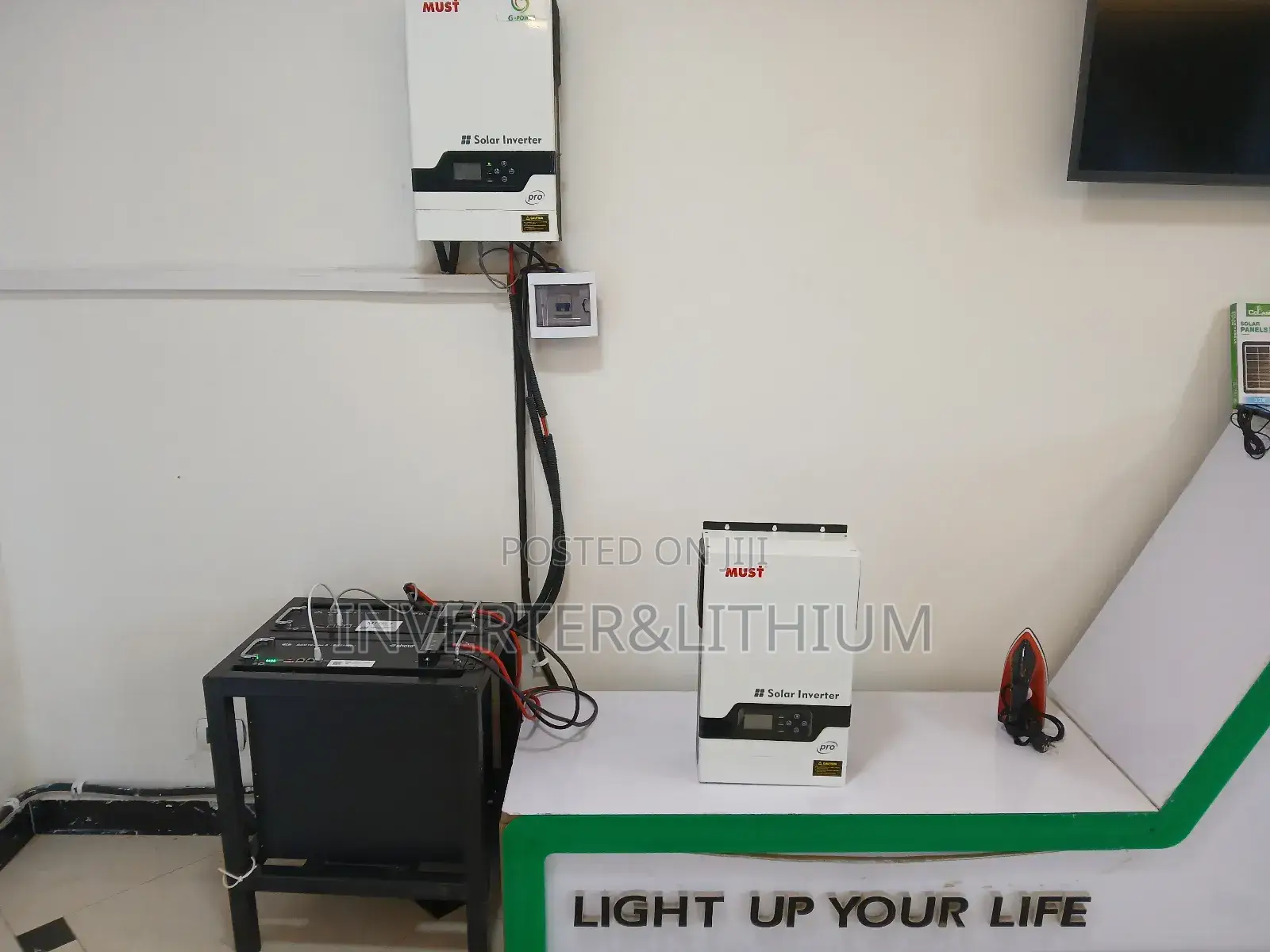 Inverter Lithium Ion Battery (Hybrid Inverter ,Instant on )