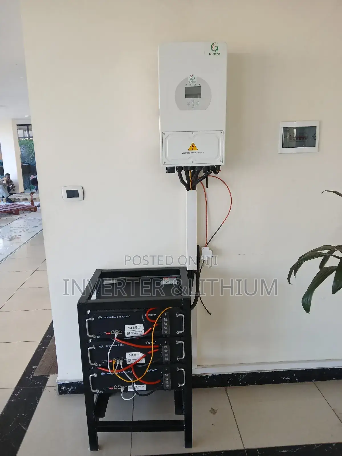 Inverter Lithium Ion Battery (Hybrid Inverter ,Instant on )