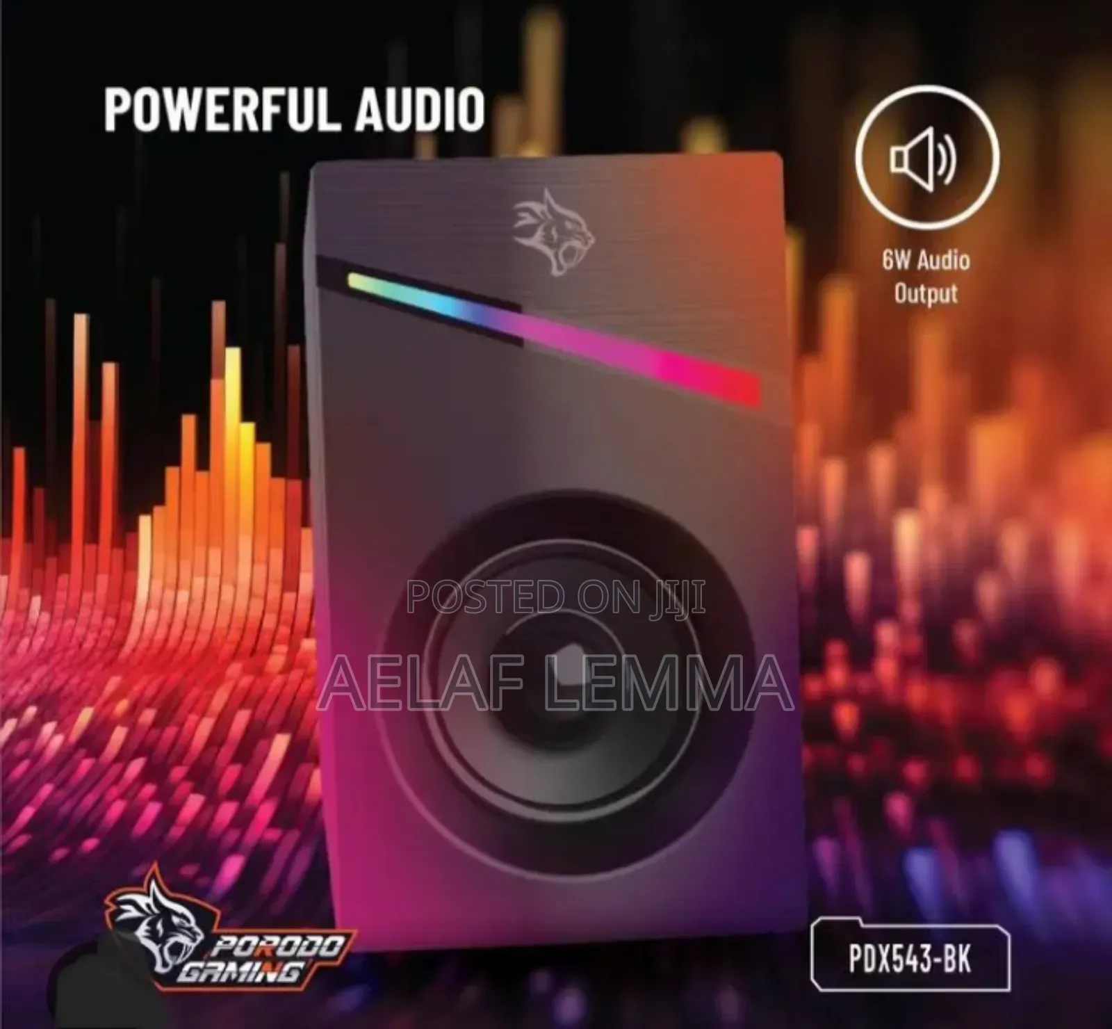 Porodo Gaming Stereo Speakers