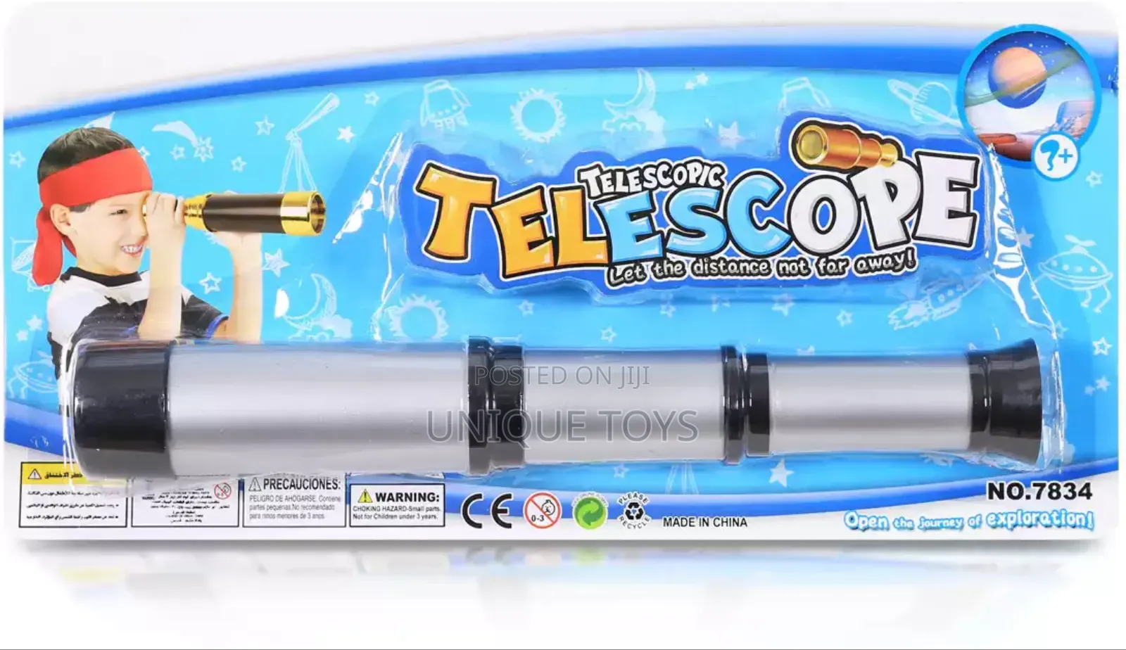 Monocular Retractable Telescope, Kids Scientific Toy