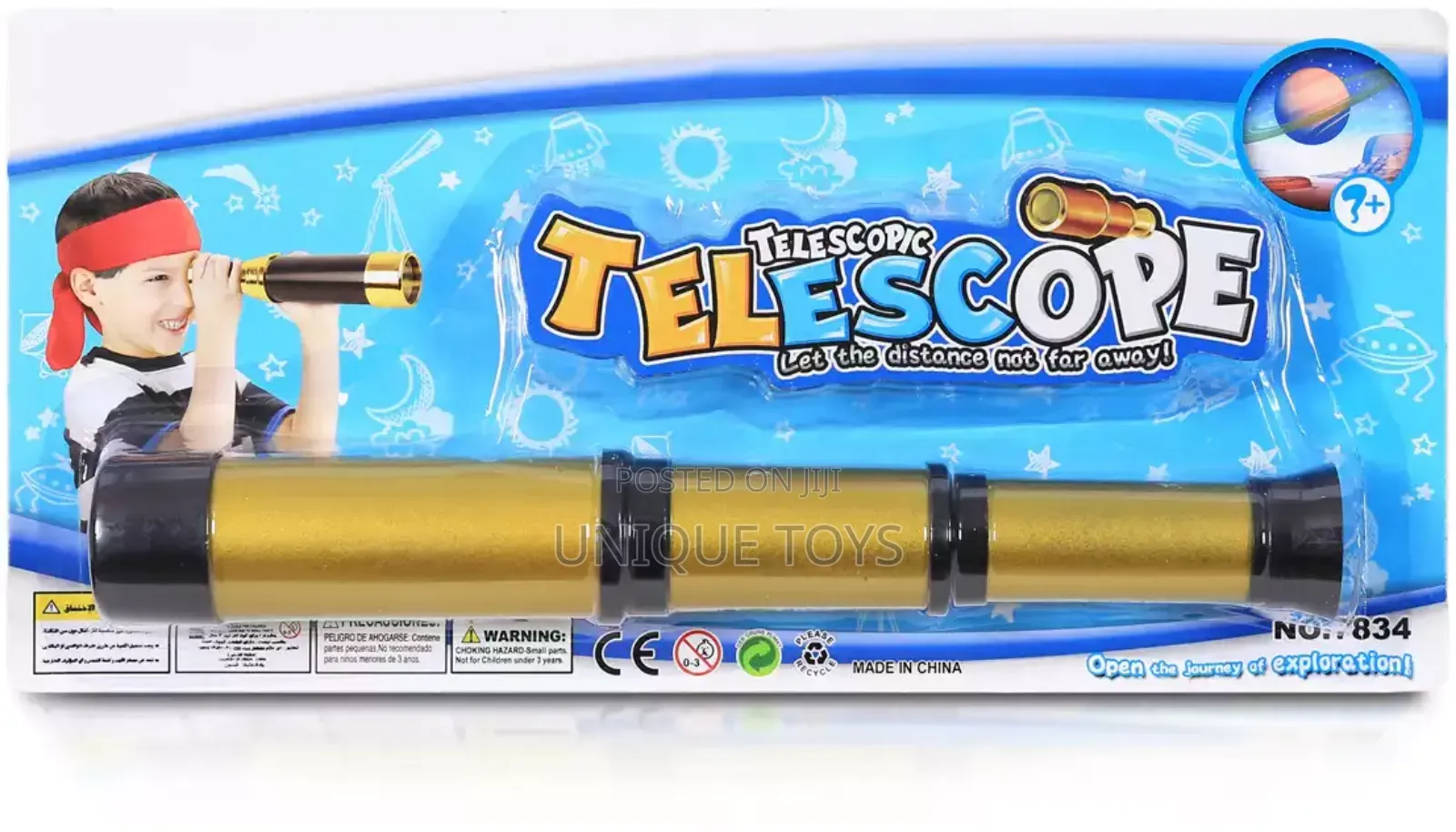 Monocular Retractable Telescope, Kids Scientific Toy