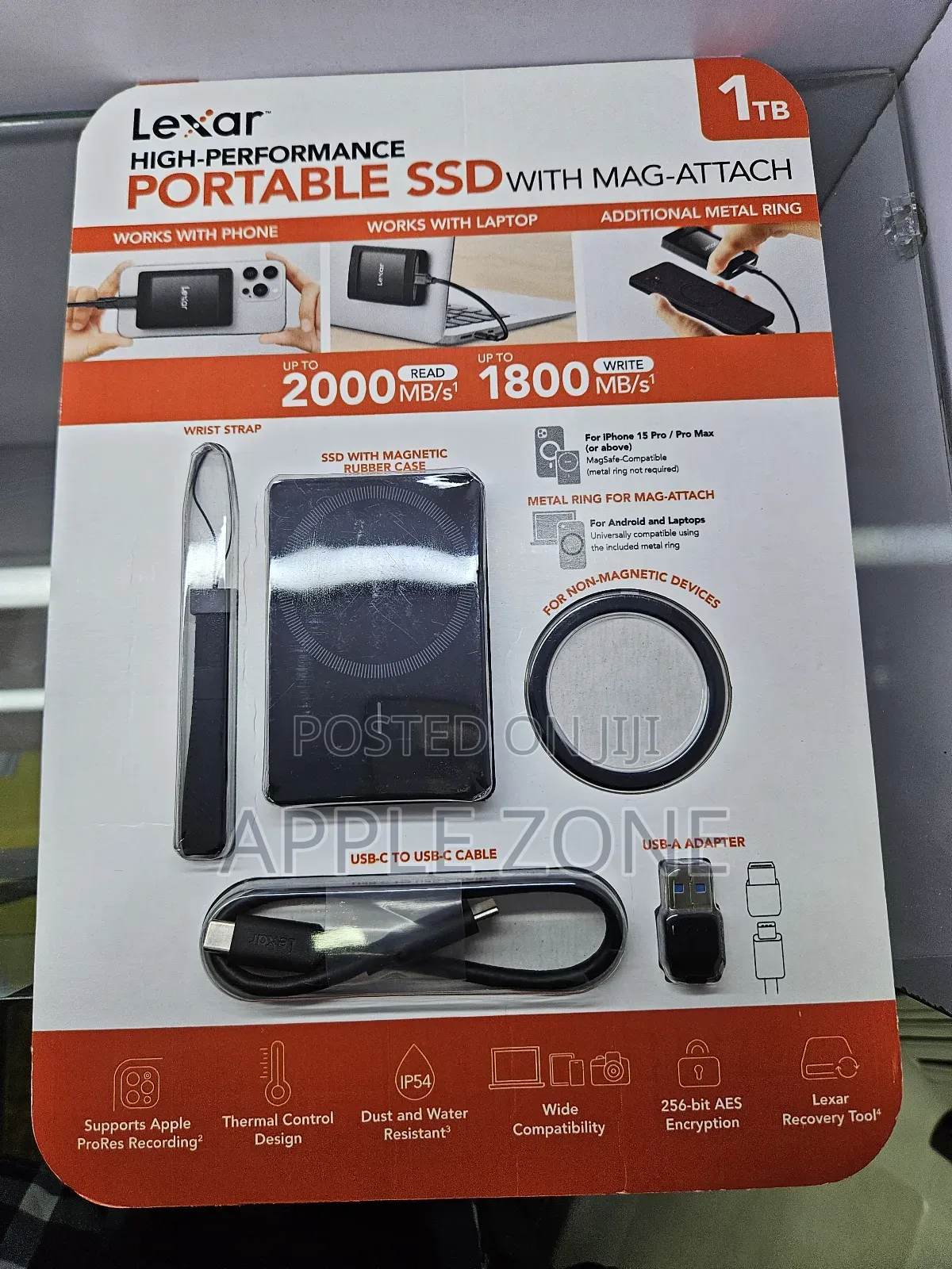 Lexar 1tb Portable SSD With Mag-Attach