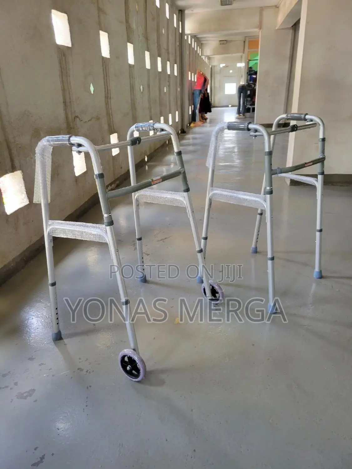 Four-Wheel Walker. - This Walker Offers Continuous Balance