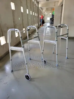 Photo - Four-Wheel Walker. - This Walker Offers Continuous Balance