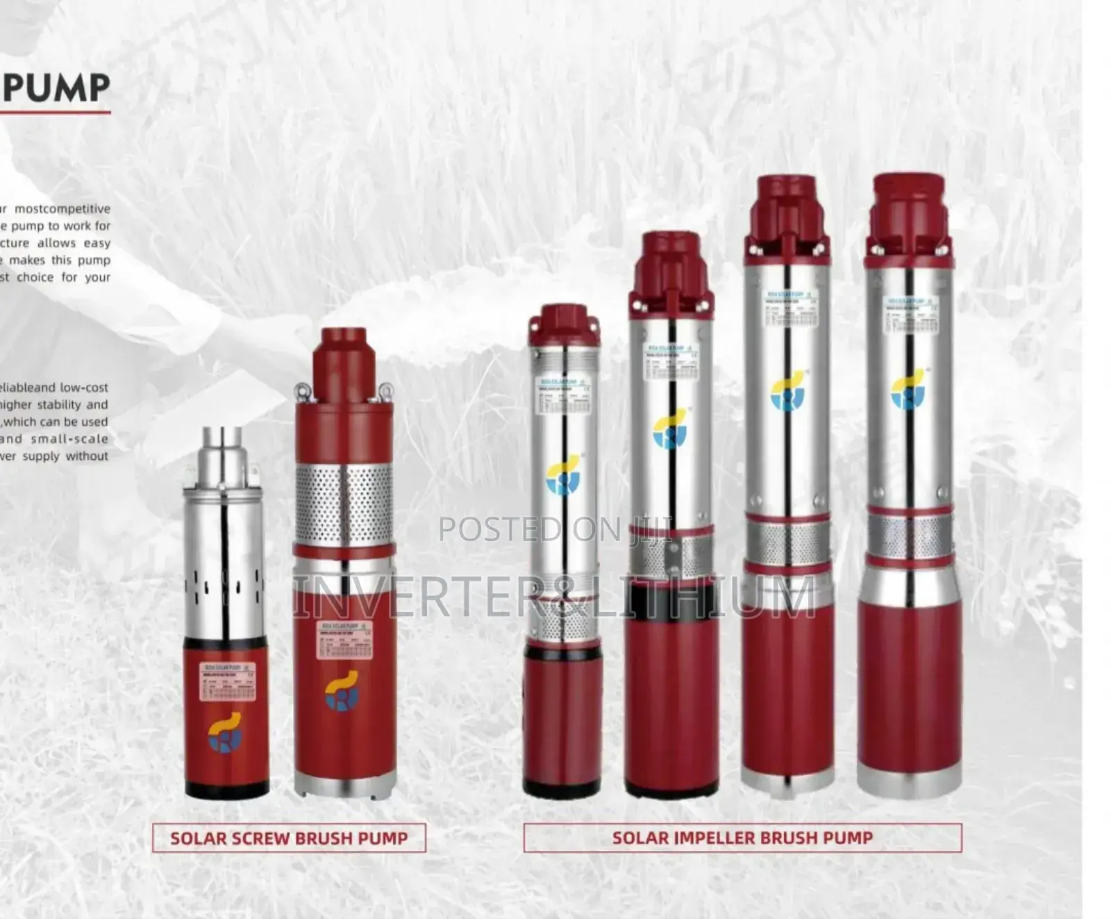 Solar Water Pump/ሶላር ዋተር ፓምፕ