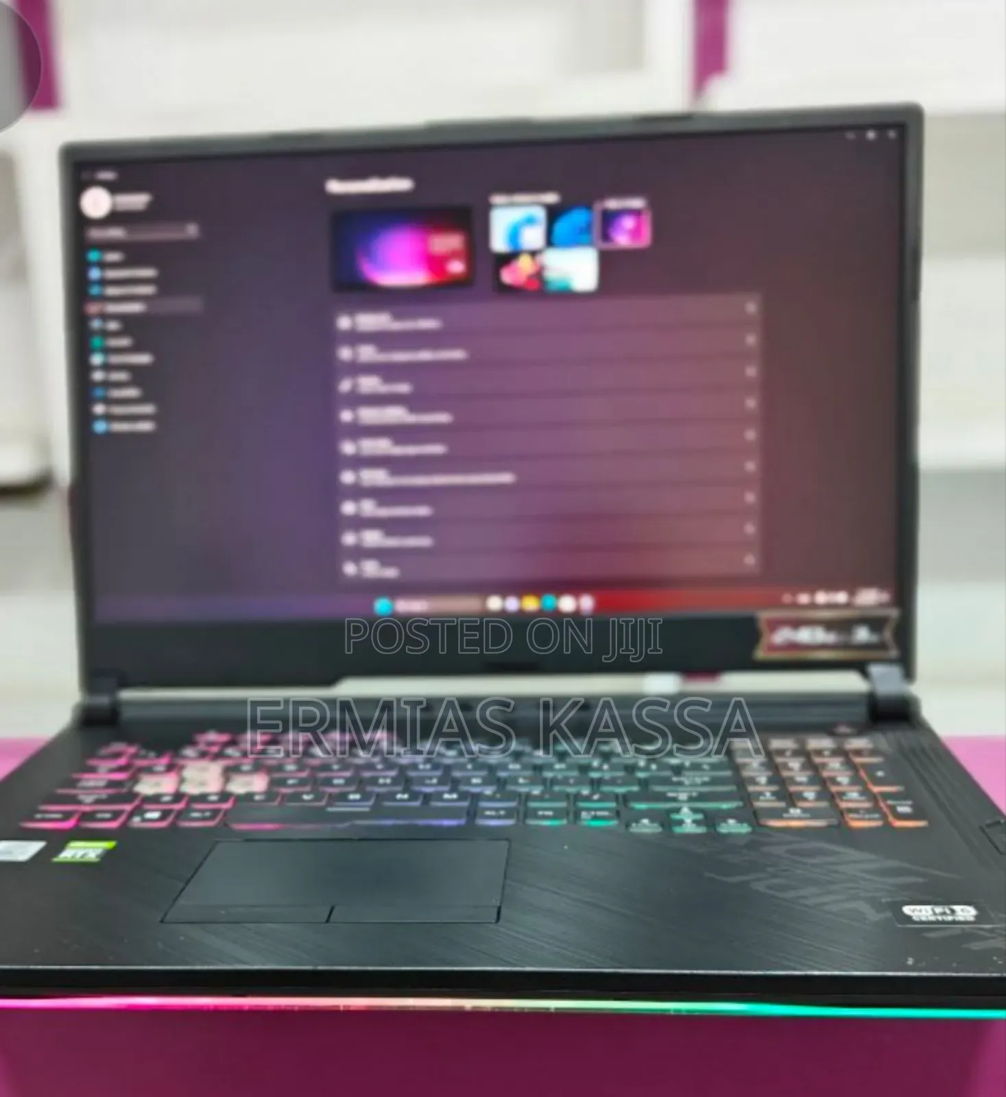 New Laptop Asus ROG Strix G15 16GB Intel Core I7 SSD 512GB