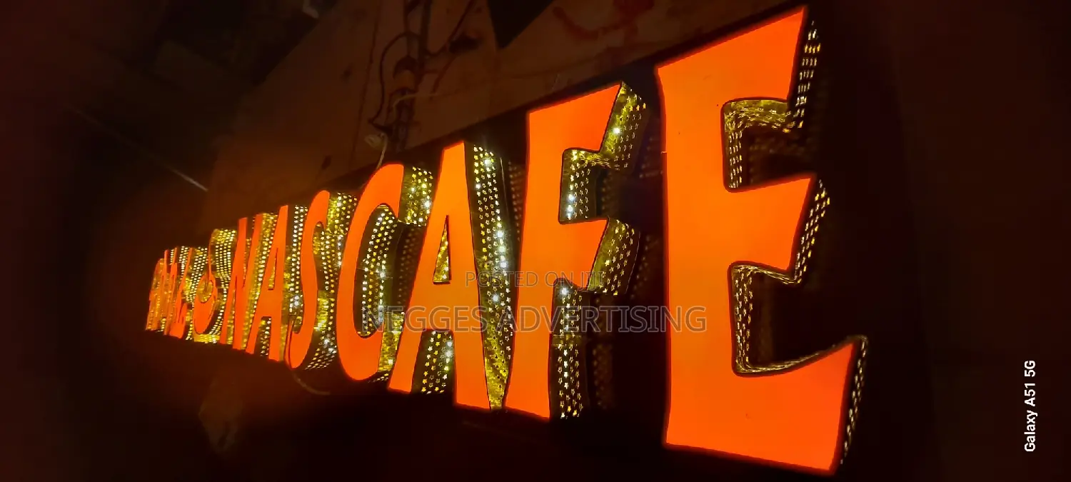 Light Box, Signage, ማስታወቂያ
