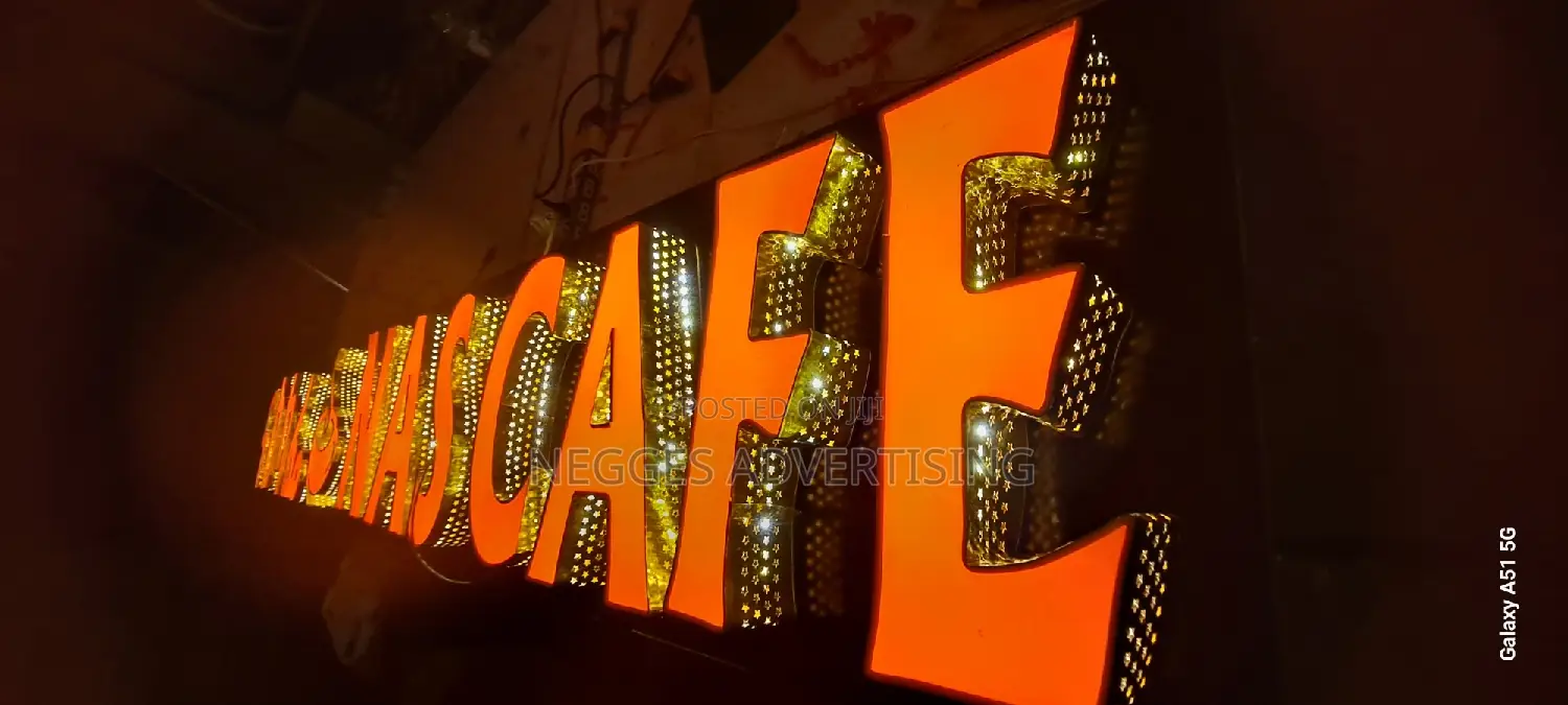 Light Box, Signage, ማስታወቂያ