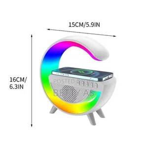 Led Wireless Charging Speaker With Bluetooth Speaker