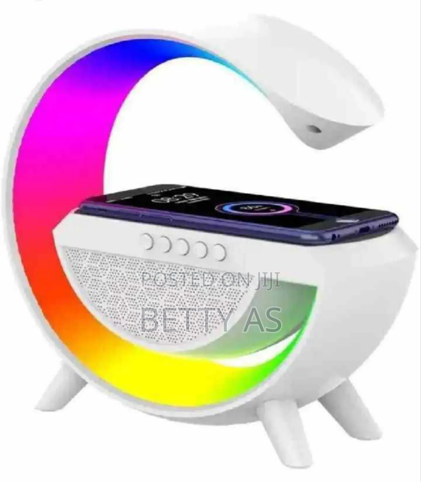 Led Wireless Charging Speaker With Bluetooth Speaker