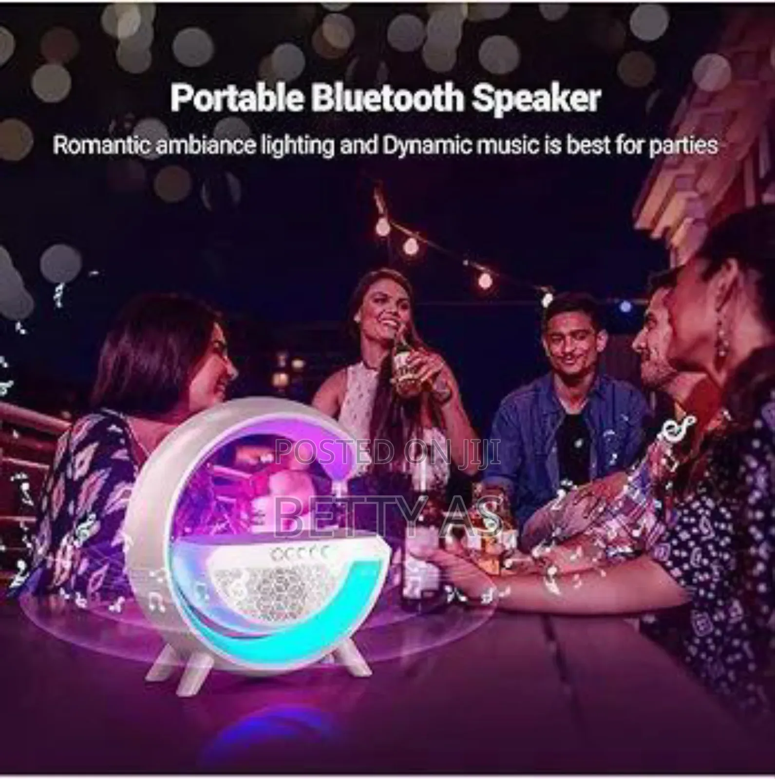 Led Wireless Charging Speaker With Bluetooth Speaker