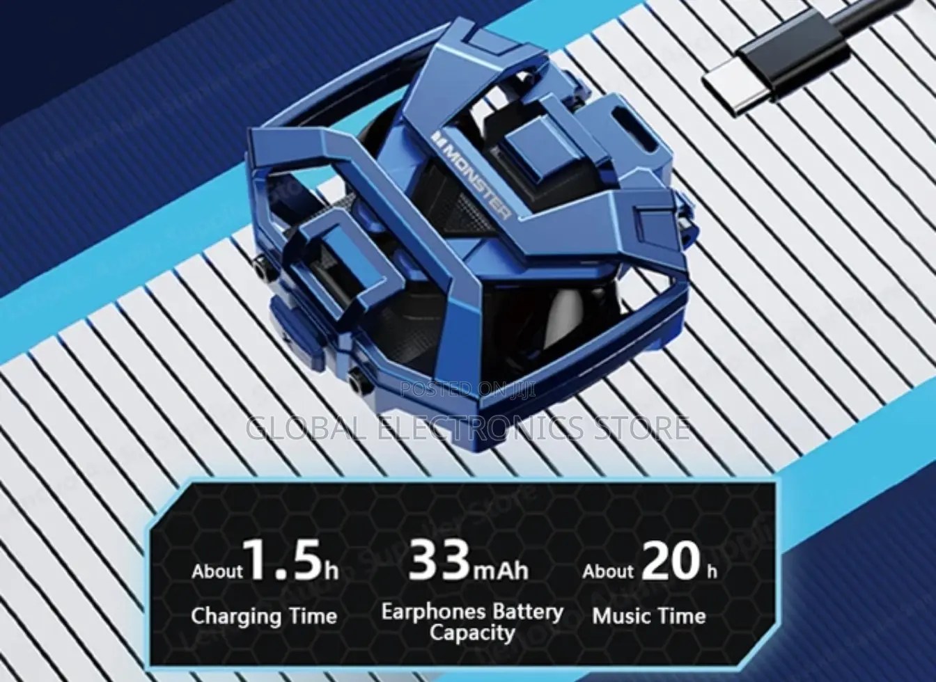 Monster Bluetooth 5.2 Wireless Noise Reduction Headset