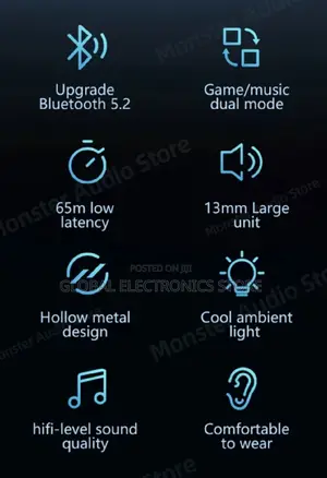 Monster Bluetooth 5.2 Wireless Noise Reduction Headset