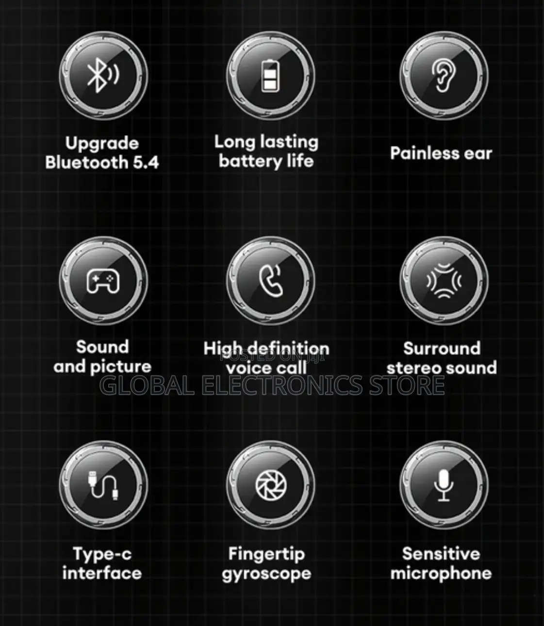 Monster Fingertip Gyroscope HD Call Headsets Low Latency