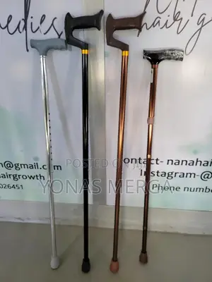 Photo - Walking Stick Metal Is Easy to Adjust for Height