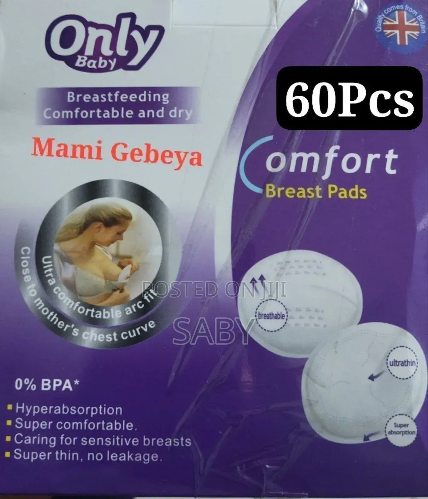 60pcs Disposable Breast Pads
