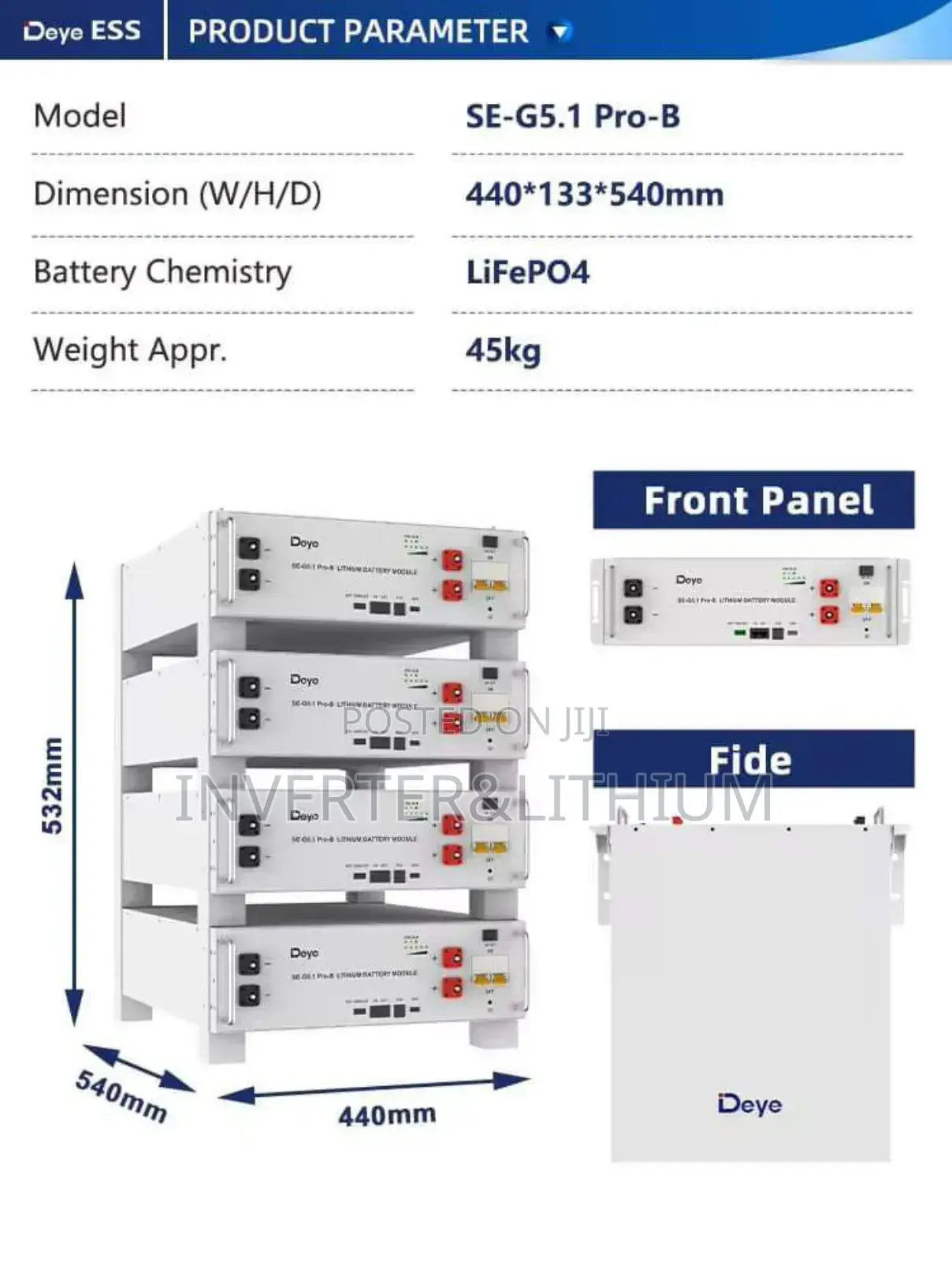 Inverter Lithium Battery /Generator/ሶላር ጀነሬተር