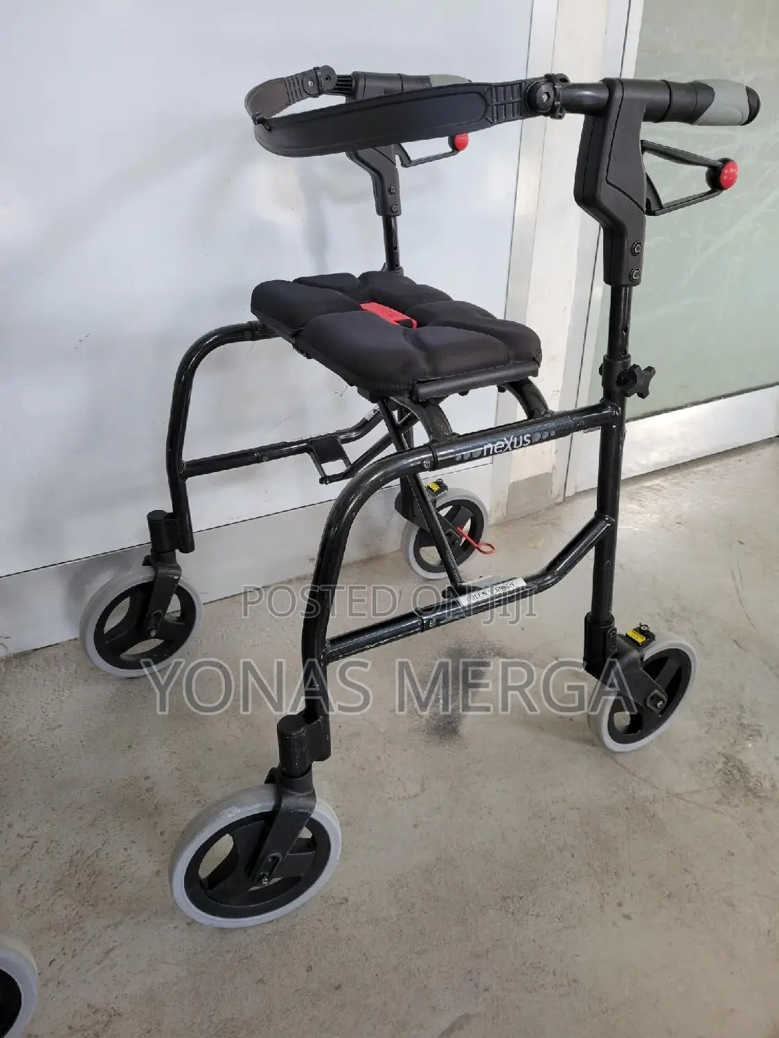 Waker Wheel:10-Inch Front Casters Glide the 4-Wheeled Walker