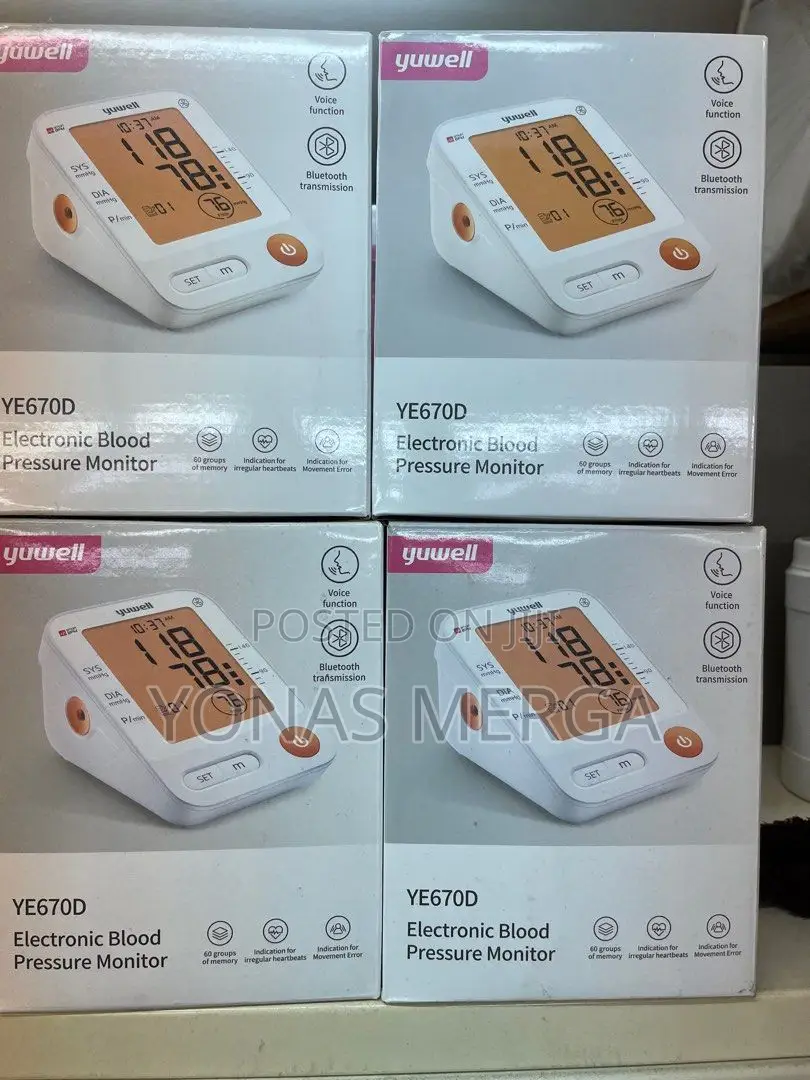 Blood Pressure Monitor Accurate Automatic Upperarm High Blod