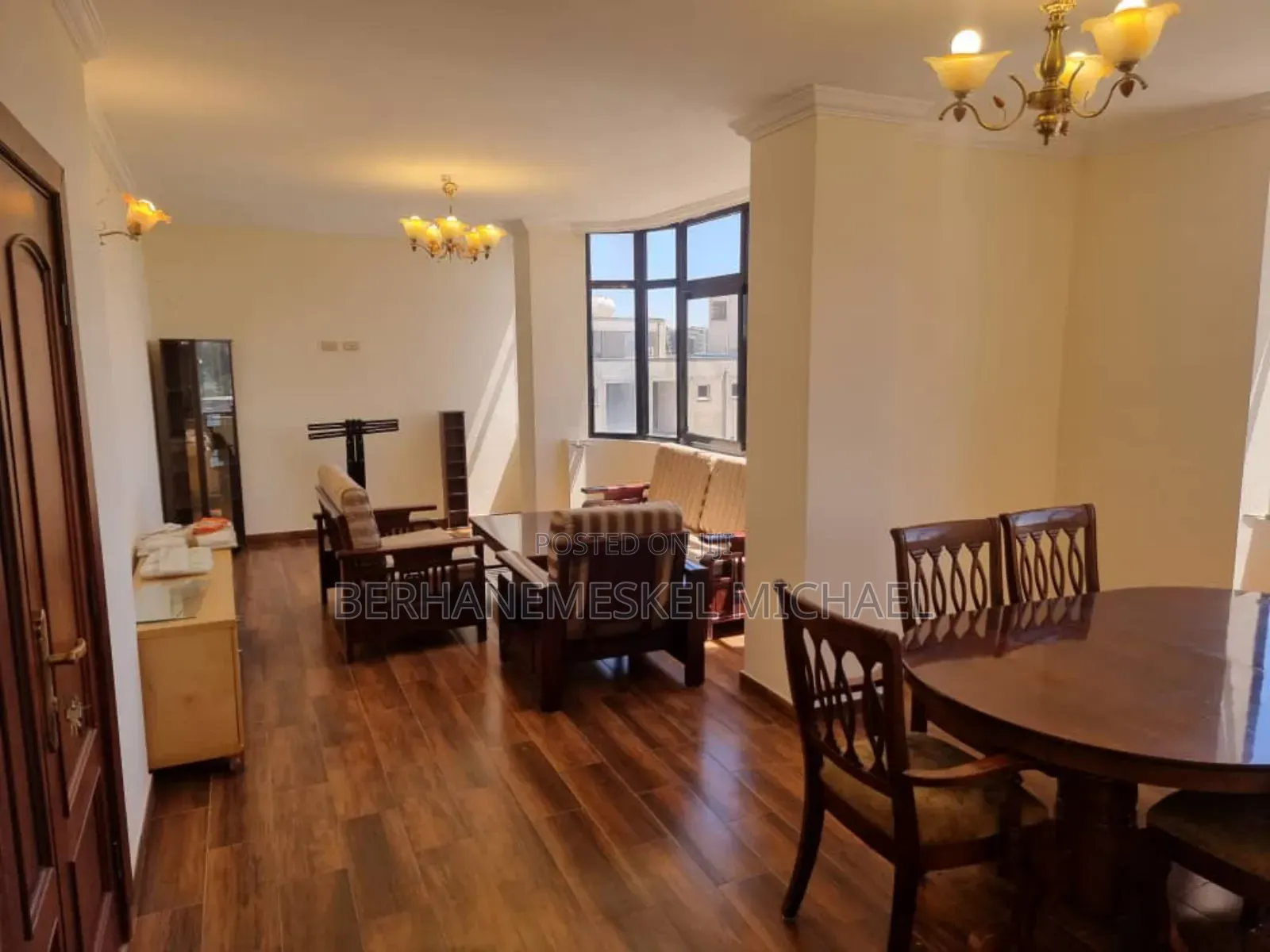 Furnished 3bdrm Apartment in Bole for rent