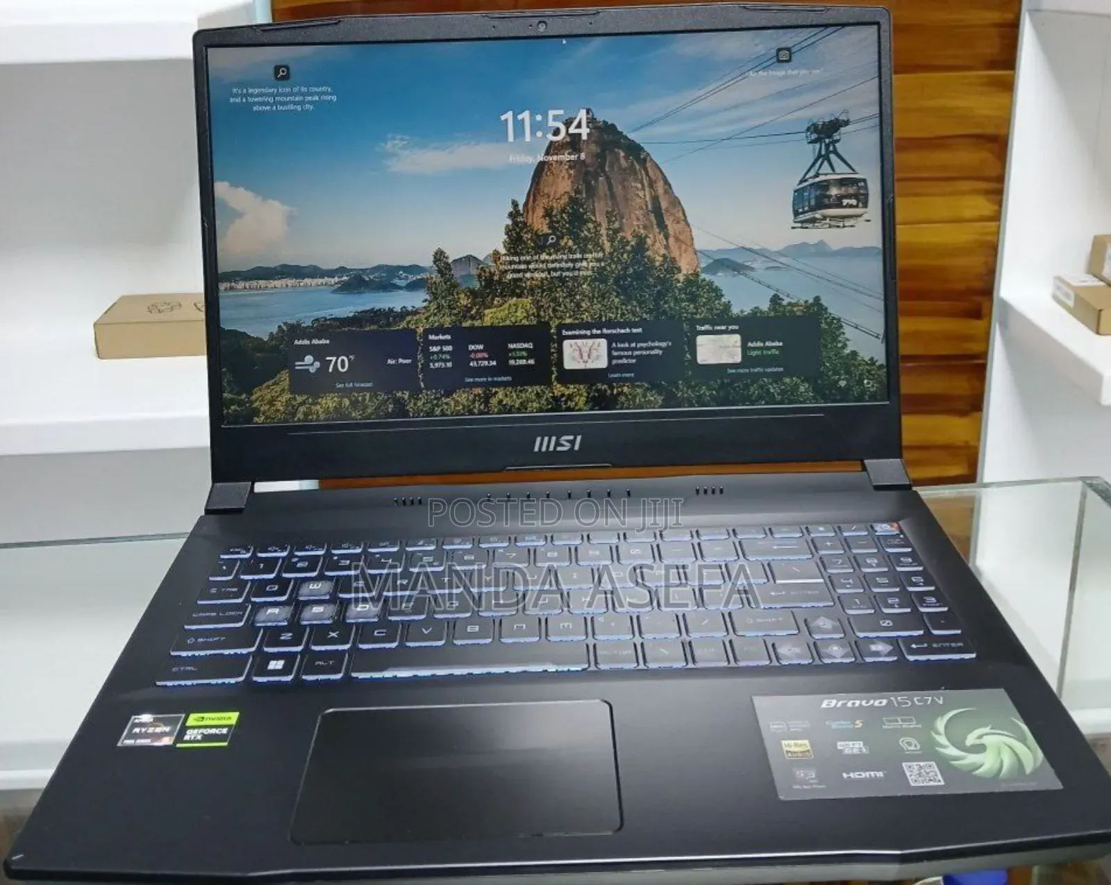 New Laptop MSI 16GB AMD Ryzen 5 SSD 1T