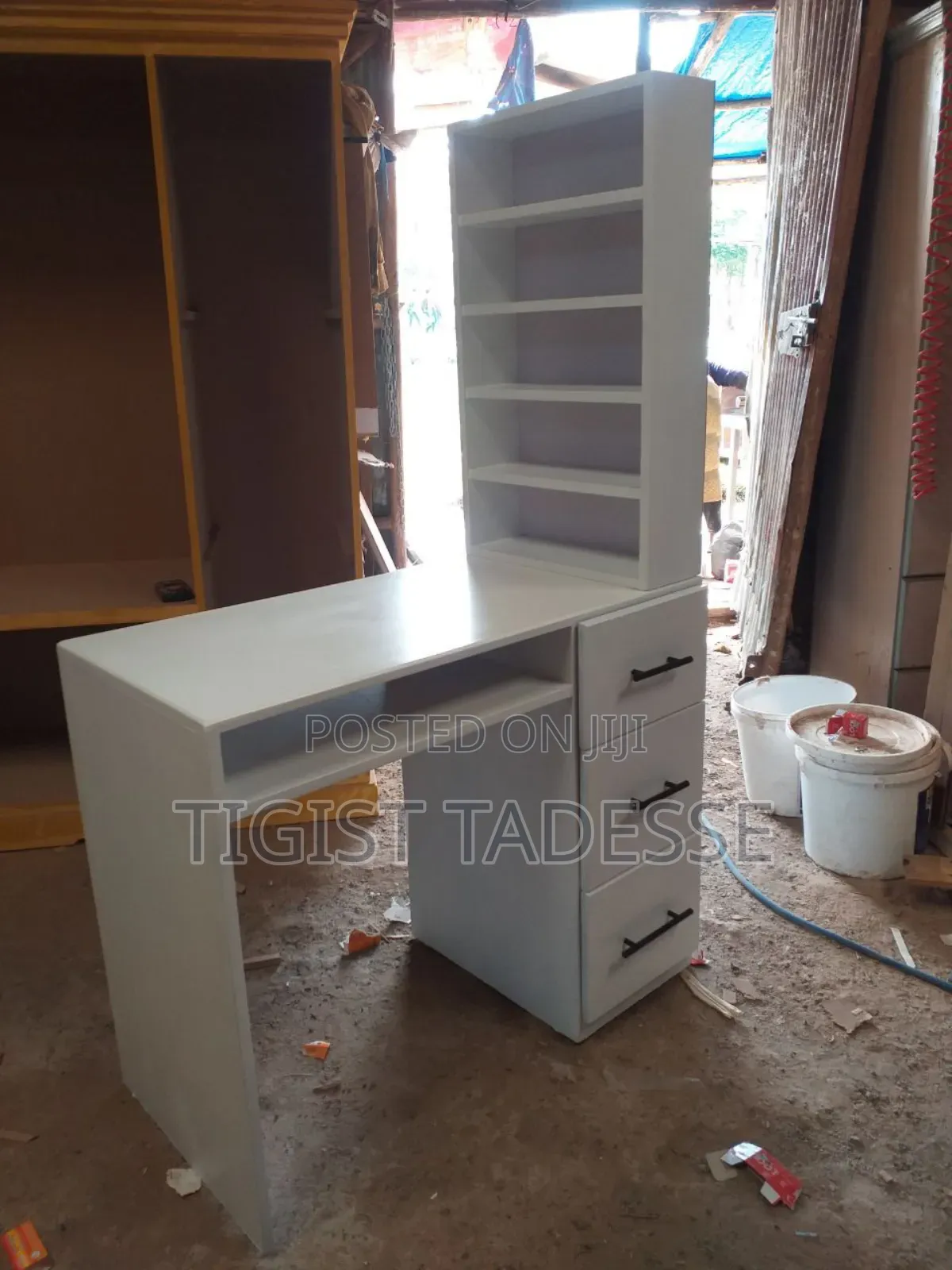 Stylish Nail Table for Professional Manicures in Beauty Salon