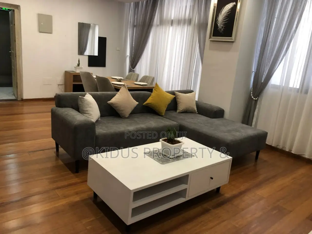 Furnished 1bdrm Apartment in Carl Square, Nifas Silk-Lafto for rent