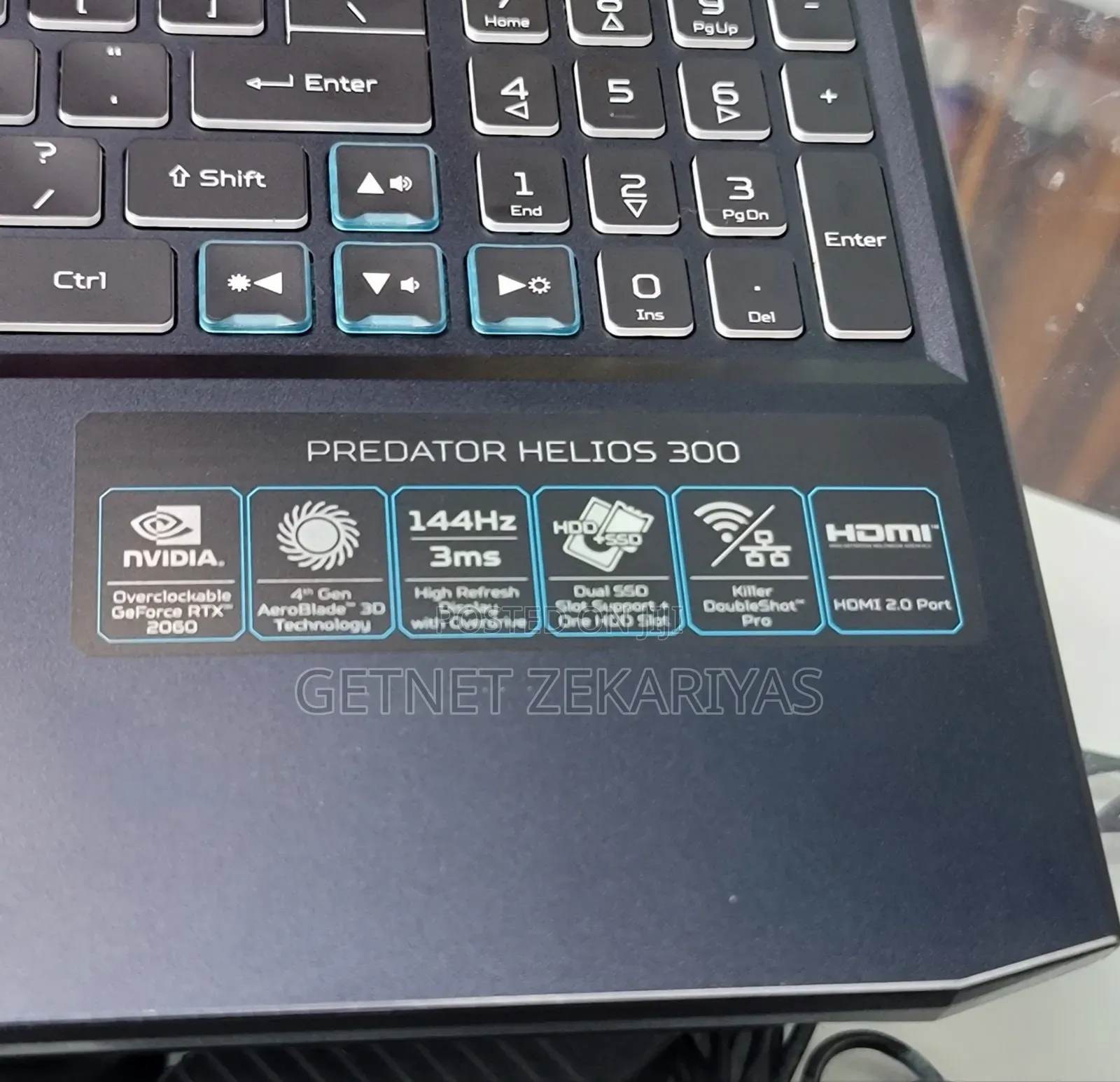 New Laptop Acer Predator 15 16GB Intel Core I7 SSD 512GB